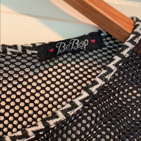 “Be Bop” Dress w/ fishnet upper chest - Picture 2 of 6